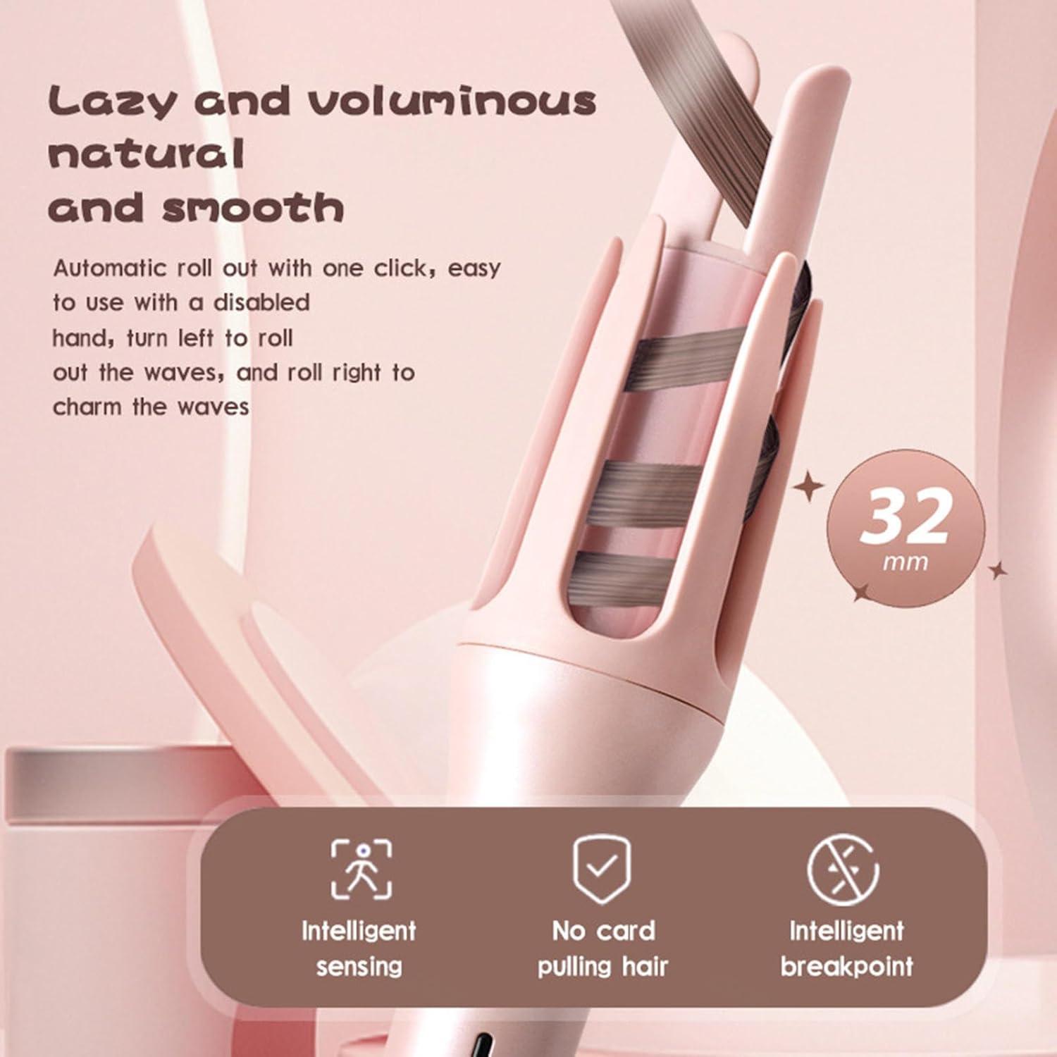 Automatic Rotating Hair Curler Stick