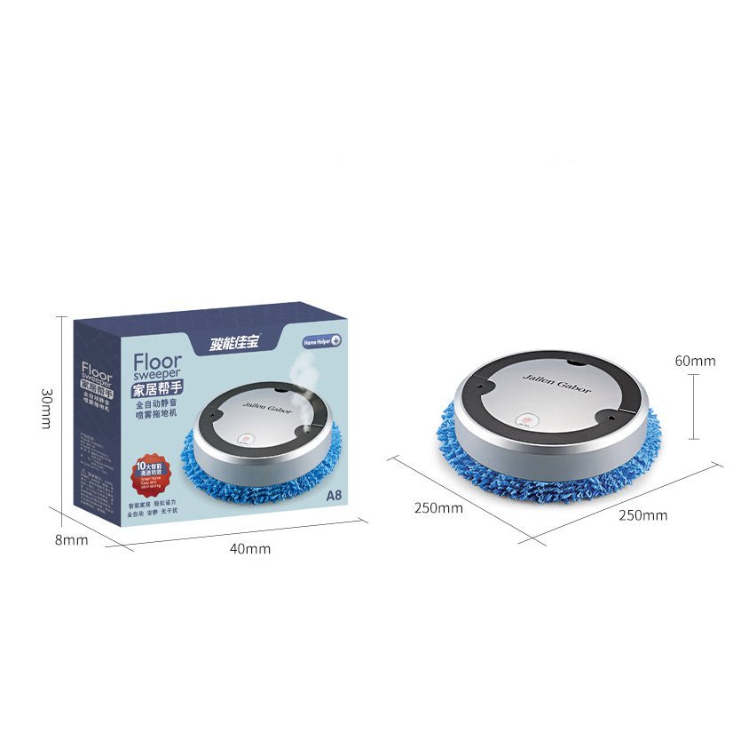 Smart Auto Spray Vacuum Robot Cleaner – Rechargeable Home Cleaning