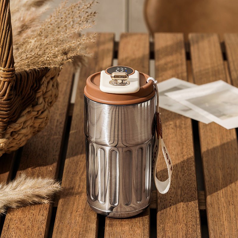 Smart Thermal Bottle – Digital Temp Display & Insulated Stainless Steel Mug (450ml)