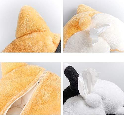 Cute Corgi Butt Tissue Box Cover – Soft Hanging Pouch for Car & Home